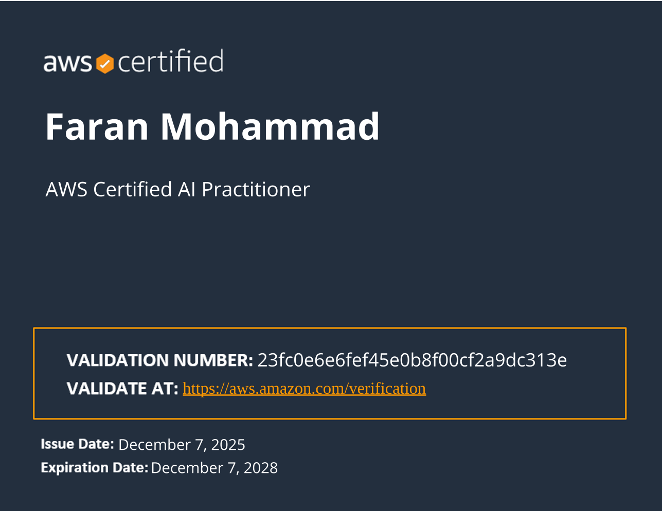 Certified AI Practitioner